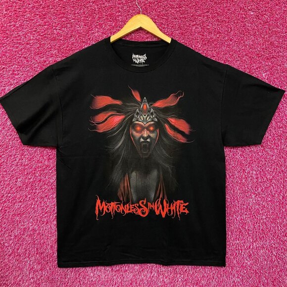 Motionless In White The Whorror Album Banshee Heavy Metal Band T-Shirt 2XL - Picture 1 of 4